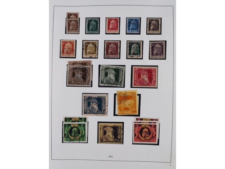 Baden bis Württemberg, interessante, meist ungebrauchte und gestempelte Sammlung inkl. einigen Doubletten mit einigen Briefen