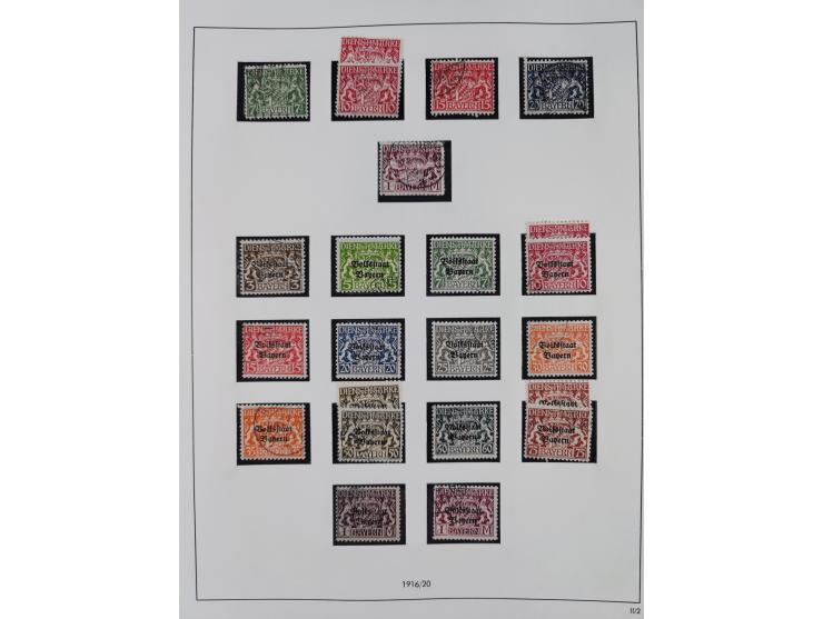 Baden bis Württemberg, interessante, meist ungebrauchte und gestempelte Sammlung inkl. einigen Doubletten mit einigen Briefen