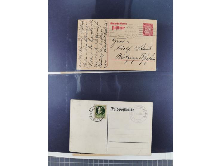 Baden bis Württemberg, interessante, meist ungebrauchte und gestempelte Sammlung inkl. einigen Doubletten mit einigen Briefen
