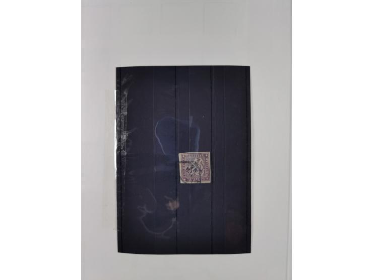 Baden bis Württemberg, interessante, meist ungebrauchte und gestempelte Sammlung inkl. einigen Doubletten mit einigen Briefen