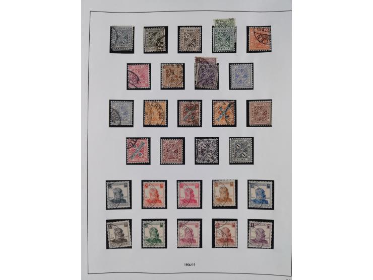 Baden bis Württemberg, interessante, meist ungebrauchte und gestempelte Sammlung inkl. einigen Doubletten mit einigen Briefen