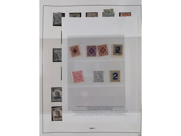 Baden bis Württemberg, interessante, meist ungebrauchte und gestempelte Sammlung inkl. einigen Doubletten mit einigen Briefen