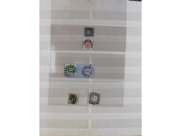 Baden bis Württemberg, interessante, meist ungebrauchte und gestempelte Sammlung inkl. einigen Doubletten mit einigen Briefen