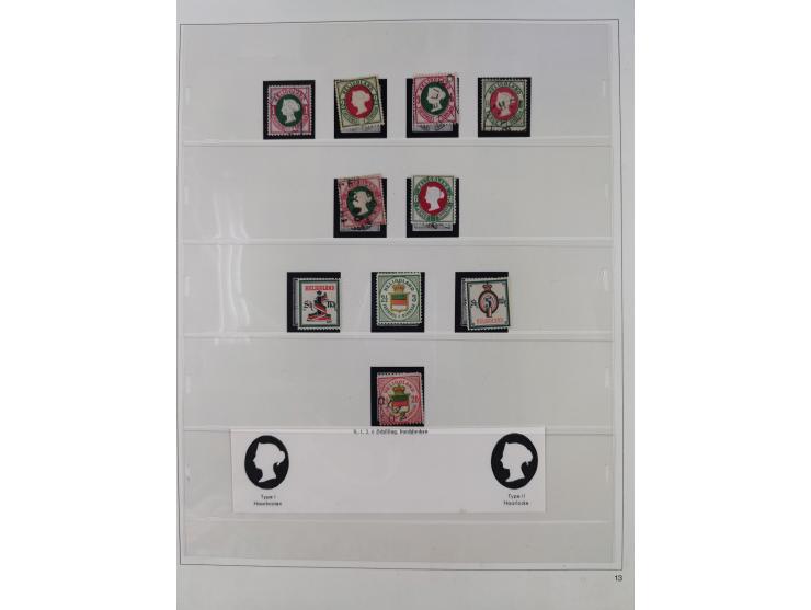 Baden bis Württemberg, interessante, meist ungebrauchte und gestempelte Sammlung inkl. einigen Doubletten mit einigen Briefen