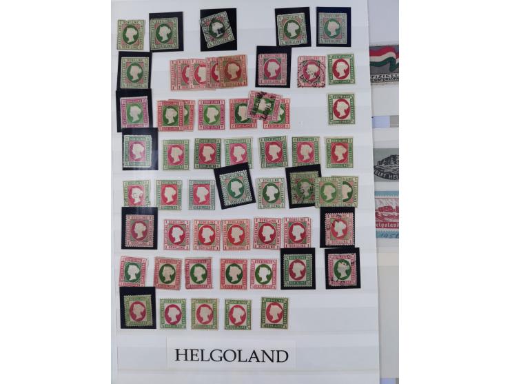 Baden bis Württemberg, interessante, meist ungebrauchte und gestempelte Sammlung inkl. einigen Doubletten mit einigen Briefen