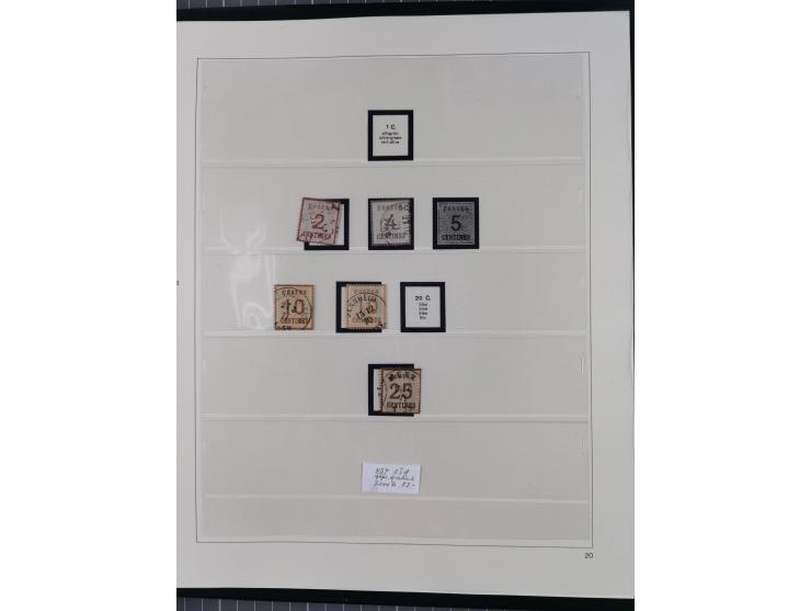 Baden bis Württemberg, interessante, meist ungebrauchte und gestempelte Sammlung inkl. einigen Doubletten mit einigen Briefen