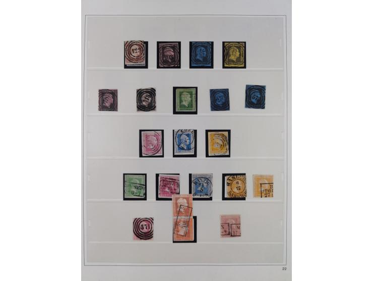 Baden bis Württemberg, interessante, meist ungebrauchte und gestempelte Sammlung inkl. einigen Doubletten mit einigen Briefen