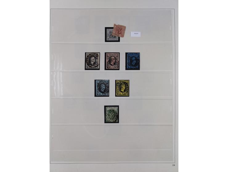 Baden bis Württemberg, interessante, meist ungebrauchte und gestempelte Sammlung inkl. einigen Doubletten mit einigen Briefen