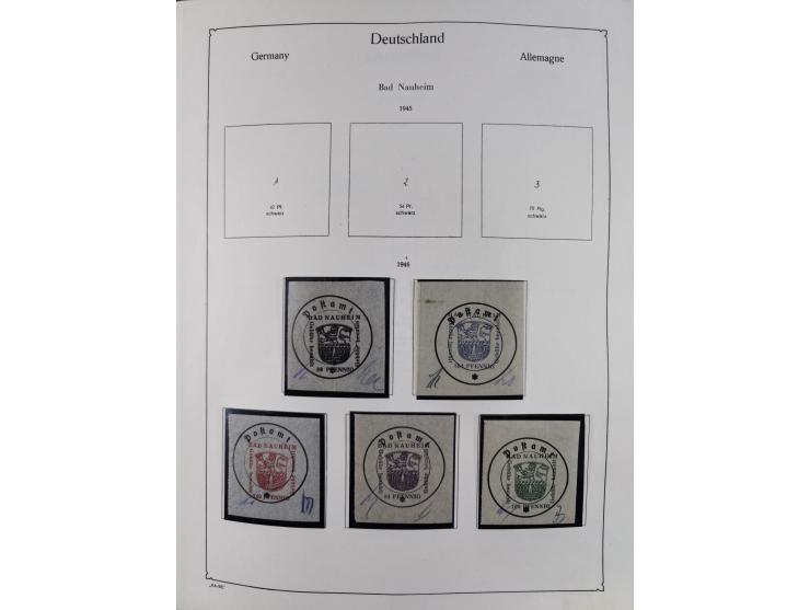 1945/59, meist postfrische und teils ungebrauchte/gestempelte Sammlung mit vielen meist kompletten Sätzen und Gebieten, ab Lo