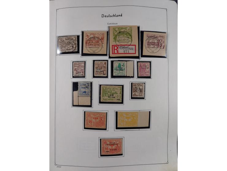 1945/59, meist postfrische und teils ungebrauchte/gestempelte Sammlung mit vielen meist kompletten Sätzen und Gebieten, ab Lo