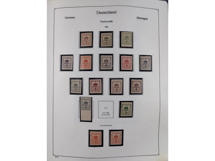 1945/59, meist postfrische und teils ungebrauchte/gestempelte Sammlung mit vielen meist kompletten Sätzen und Gebieten, ab Lo