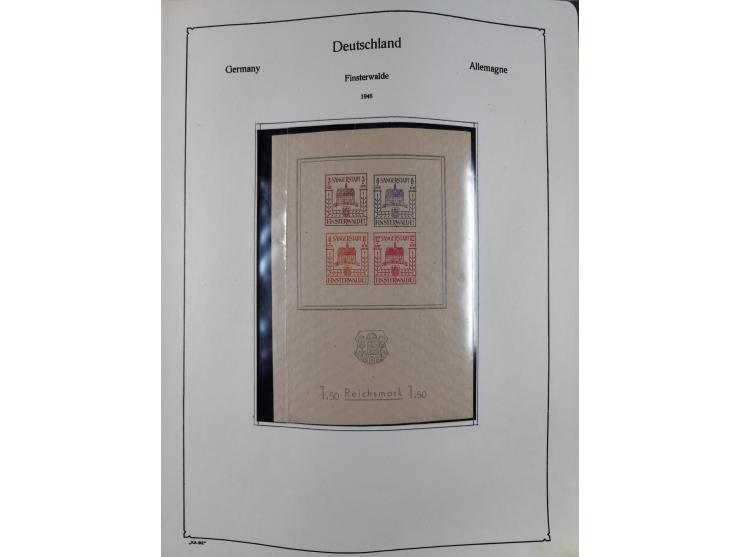 1945/59, meist postfrische und teils ungebrauchte/gestempelte Sammlung mit vielen meist kompletten Sätzen und Gebieten, ab Lo