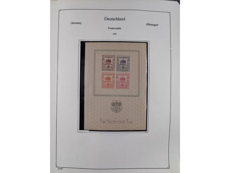 1945/59, meist postfrische und teils ungebrauchte/gestempelte Sammlung mit vielen meist kompletten Sätzen und Gebieten, ab Lo