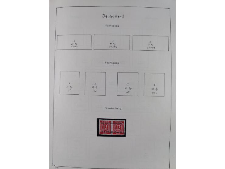 1945/59, meist postfrische und teils ungebrauchte/gestempelte Sammlung mit vielen meist kompletten Sätzen und Gebieten, ab Lo