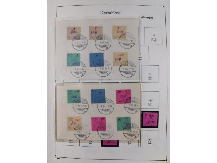 1945/59, meist postfrische und teils ungebrauchte/gestempelte Sammlung mit vielen meist kompletten Sätzen und Gebieten, ab Lo
