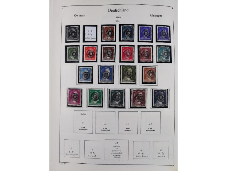 1945/59, meist postfrische und teils ungebrauchte/gestempelte Sammlung mit vielen meist kompletten Sätzen und Gebieten, ab Lo