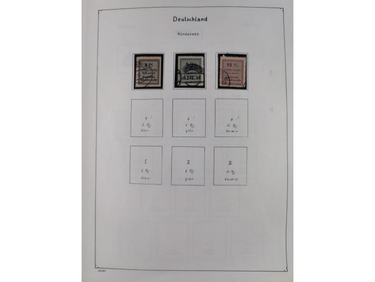 1945/59, meist postfrische und teils ungebrauchte/gestempelte Sammlung mit vielen meist kompletten Sätzen und Gebieten, ab Lo