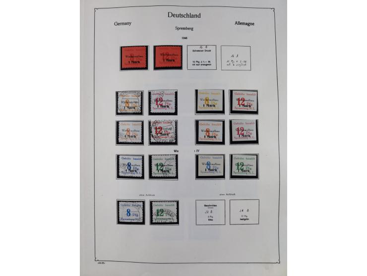 1945/59, meist postfrische und teils ungebrauchte/gestempelte Sammlung mit vielen meist kompletten Sätzen und Gebieten, ab Lo