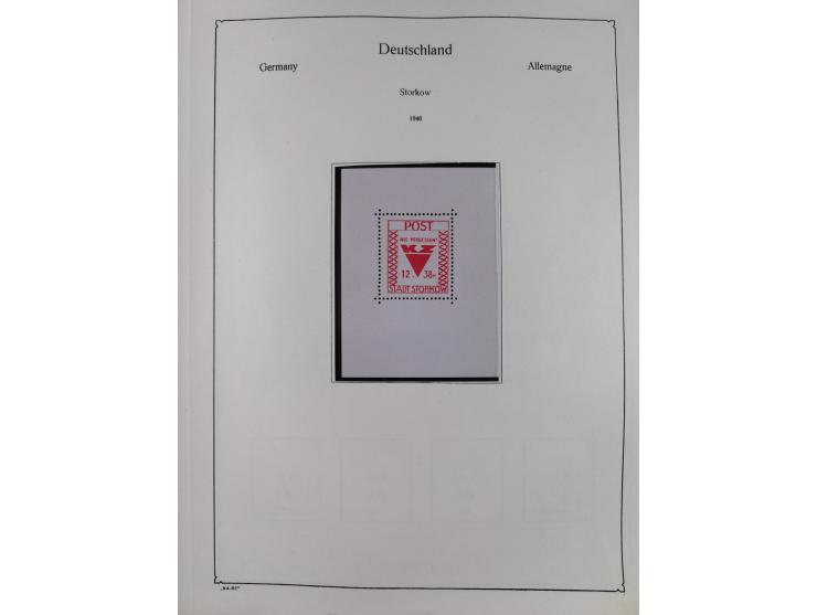 1945/59, meist postfrische und teils ungebrauchte/gestempelte Sammlung mit vielen meist kompletten Sätzen und Gebieten, ab Lo