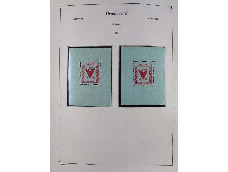 1945/59, meist postfrische und teils ungebrauchte/gestempelte Sammlung mit vielen meist kompletten Sätzen und Gebieten, ab Lo