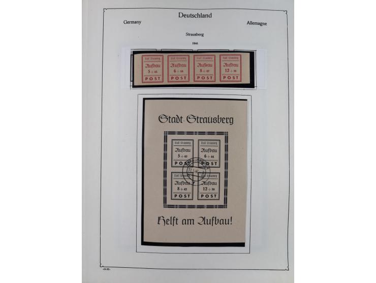 1945/59, meist postfrische und teils ungebrauchte/gestempelte Sammlung mit vielen meist kompletten Sätzen und Gebieten, ab Lo