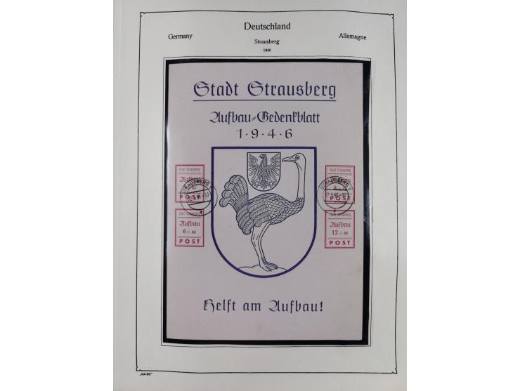 1945/59, meist postfrische und teils ungebrauchte/gestempelte Sammlung mit vielen meist kompletten Sätzen und Gebieten, ab Lo