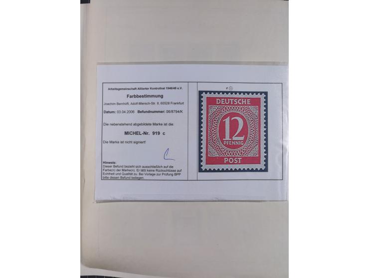 1945/59, meist postfrische und teils ungebrauchte/gestempelte Sammlung mit vielen meist kompletten Sätzen und Gebieten, ab Lo