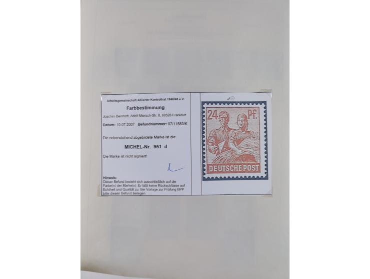 1945/59, meist postfrische und teils ungebrauchte/gestempelte Sammlung mit vielen meist kompletten Sätzen und Gebieten, ab Lo
