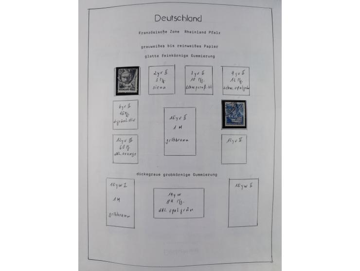 1945/59, meist postfrische und teils ungebrauchte/gestempelte Sammlung mit vielen meist kompletten Sätzen und Gebieten, ab Lo