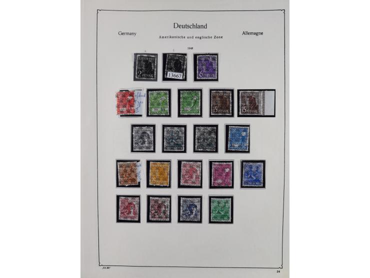 1945/59, meist postfrische und teils ungebrauchte/gestempelte Sammlung mit vielen meist kompletten Sätzen und Gebieten, ab Lo