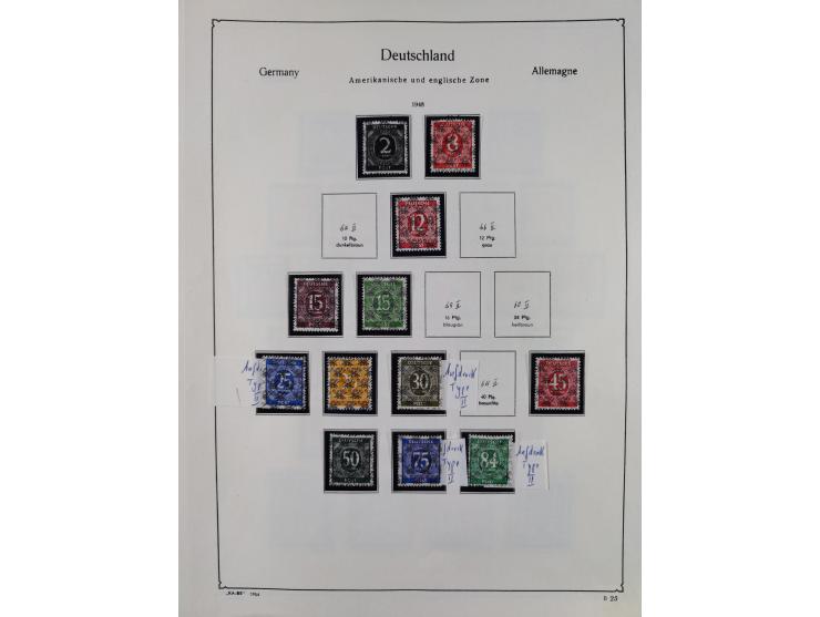 1945/59, meist postfrische und teils ungebrauchte/gestempelte Sammlung mit vielen meist kompletten Sätzen und Gebieten, ab Lo