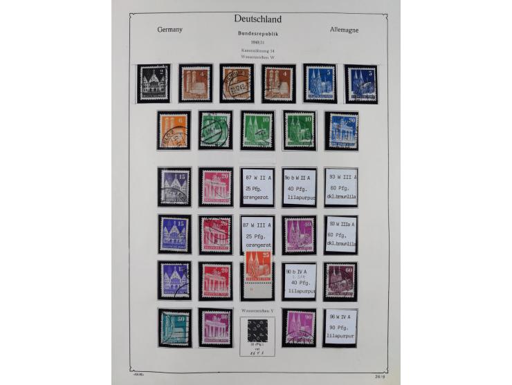 1945/59, meist postfrische und teils ungebrauchte/gestempelte Sammlung mit vielen meist kompletten Sätzen und Gebieten, ab Lo