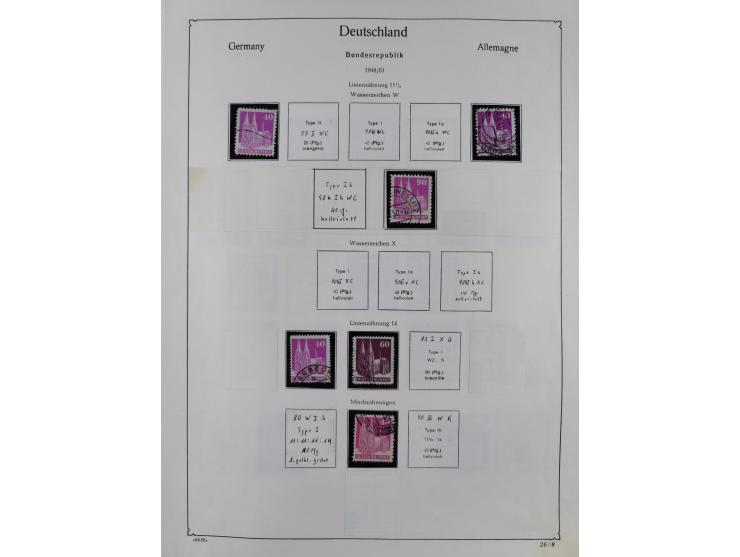 1945/59, meist postfrische und teils ungebrauchte/gestempelte Sammlung mit vielen meist kompletten Sätzen und Gebieten, ab Lo