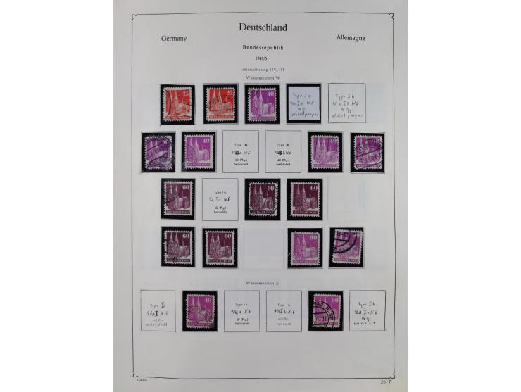 1945/59, meist postfrische und teils ungebrauchte/gestempelte Sammlung mit vielen meist kompletten Sätzen und Gebieten, ab Lo
