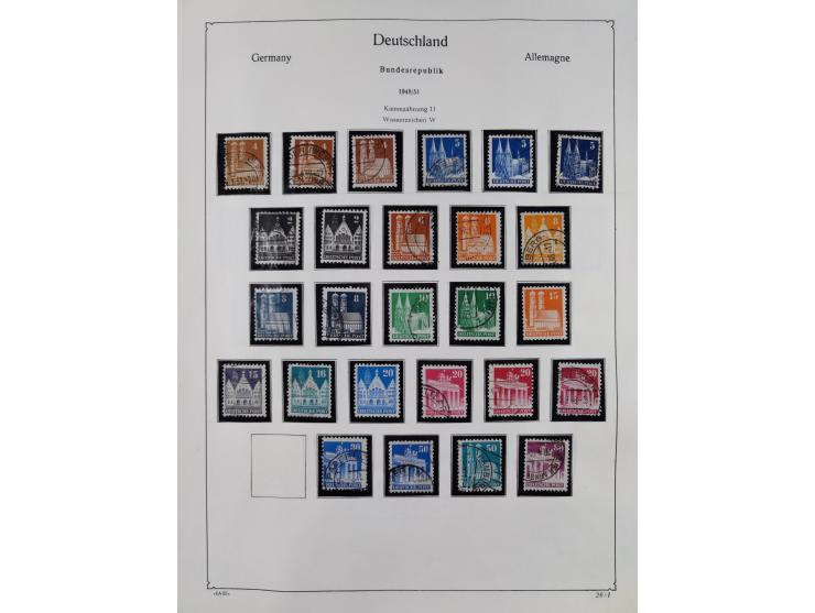 1945/59, meist postfrische und teils ungebrauchte/gestempelte Sammlung mit vielen meist kompletten Sätzen und Gebieten, ab Lo