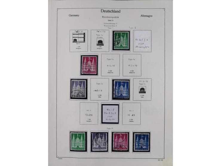 1945/59, meist postfrische und teils ungebrauchte/gestempelte Sammlung mit vielen meist kompletten Sätzen und Gebieten, ab Lo