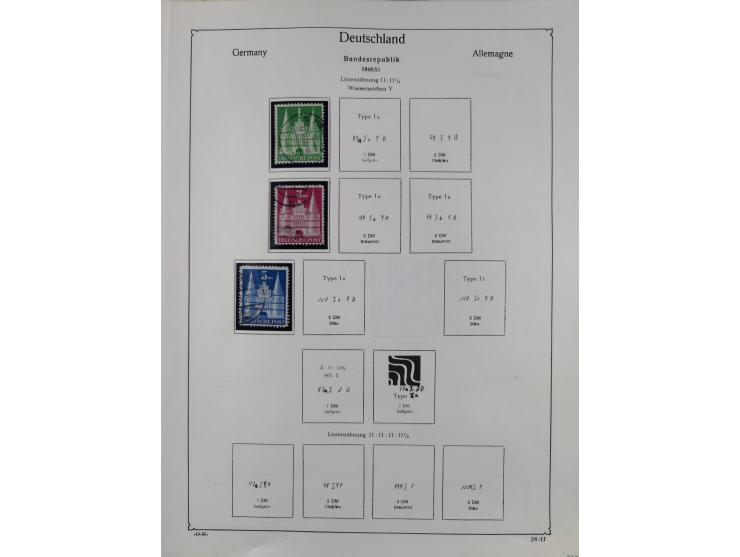 1945/59, meist postfrische und teils ungebrauchte/gestempelte Sammlung mit vielen meist kompletten Sätzen und Gebieten, ab Lo