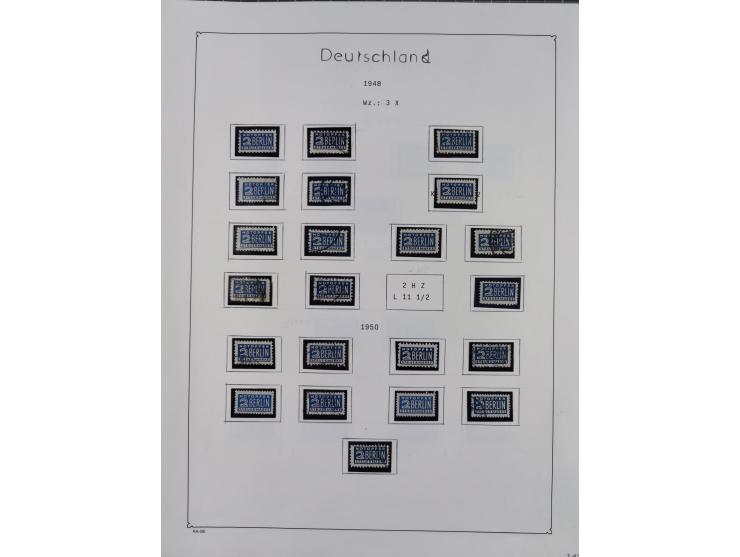 1945/59, meist postfrische und teils ungebrauchte/gestempelte Sammlung mit vielen meist kompletten Sätzen und Gebieten, ab Lo