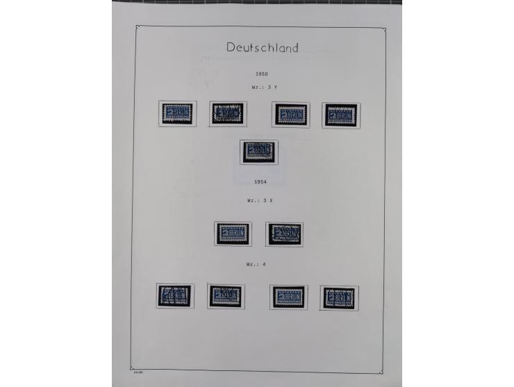 1945/59, meist postfrische und teils ungebrauchte/gestempelte Sammlung mit vielen meist kompletten Sätzen und Gebieten, ab Lo