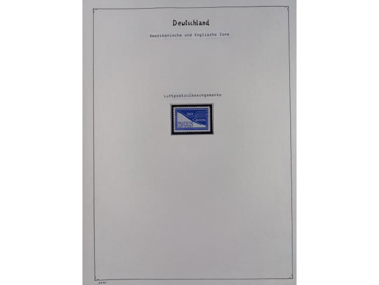 1945/59, meist postfrische und teils ungebrauchte/gestempelte Sammlung mit vielen meist kompletten Sätzen und Gebieten, ab Lo