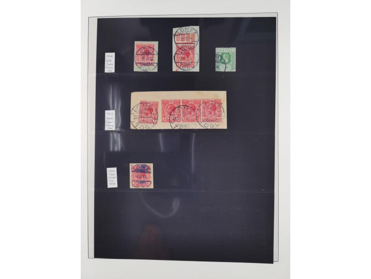 1915/16, ´TOGO / ANGLO-FRENCH / OCCUPATION´ Collection Gold Coast KGV overprinted issue mostly unused up to 5 sh. block of fo