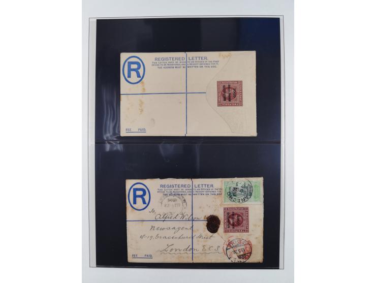 1915/16, ´TOGO / ANGLO-FRENCH / OCCUPATION´ Collection of 7 covers and postal stationerys with good cancellations on Gold Coa