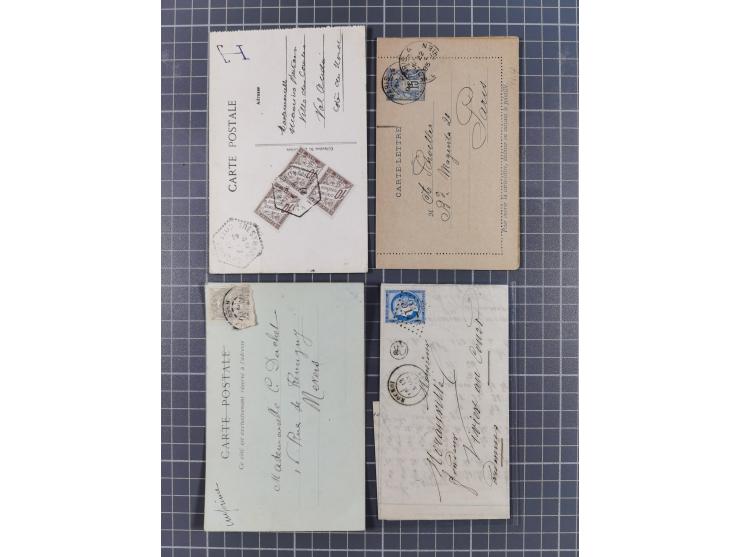 1824/1963 (ca.), group of stamps and covers, incl. Postage Dues, strength before the 1930s, noted Mi.-Nr. P6a used (signed Sc