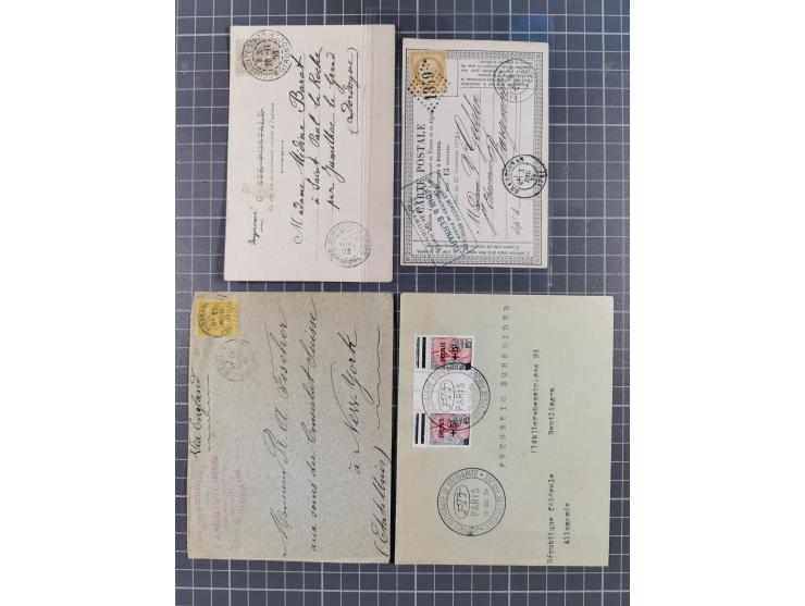 1824/1963 (ca.), group of stamps and covers, incl. Postage Dues, strength before the 1930s, noted Mi.-Nr. P6a used (signed Sc