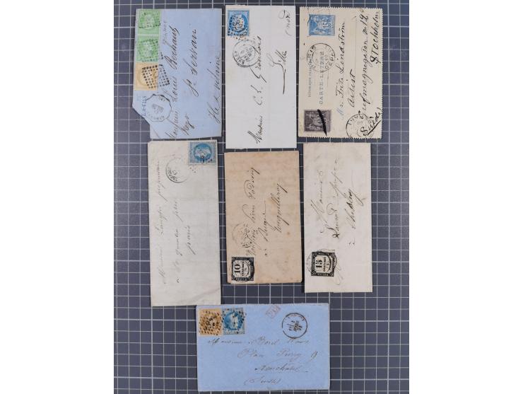 1824/1963 (ca.), group of stamps and covers, incl. Postage Dues, strength before the 1930s, noted Mi.-Nr. P6a used (signed Sc