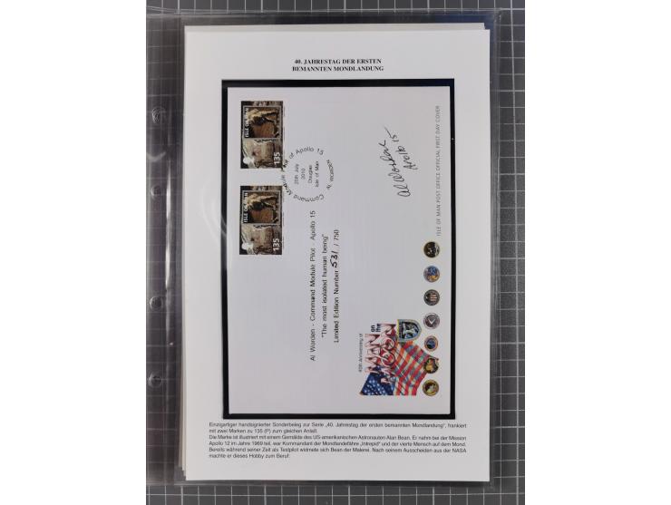 1927/92, AUTOGRAPHEN: Sammlung mit über 70 thematischen Briefen/Karten und Blocks mit insgesamt ca. 130 Unterschriften von Ko