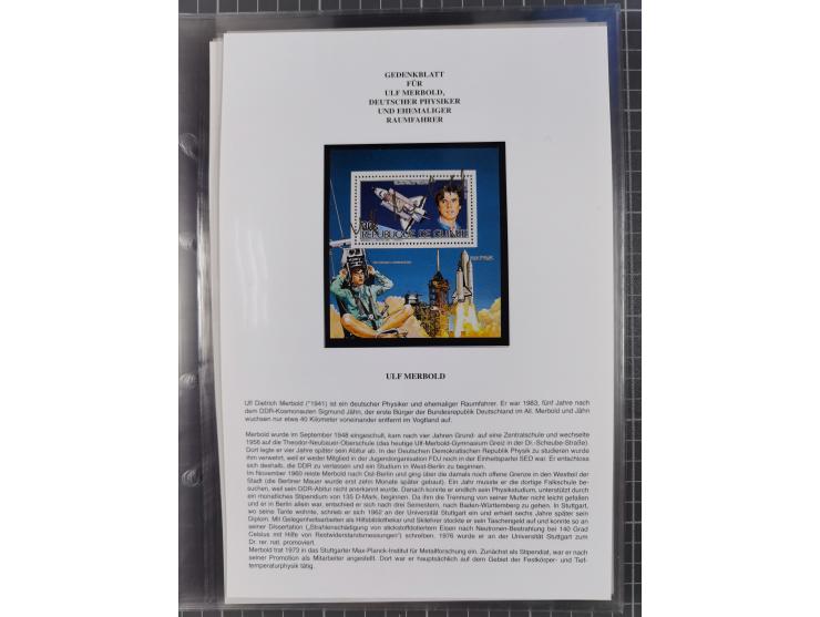 1927/92, AUTOGRAPHEN: Sammlung mit über 70 thematischen Briefen/Karten und Blocks mit insgesamt ca. 130 Unterschriften von Ko