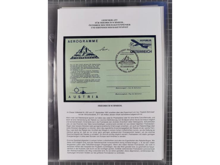 1927/92, AUTOGRAPHEN: Sammlung mit über 70 thematischen Briefen/Karten und Blocks mit insgesamt ca. 130 Unterschriften von Ko