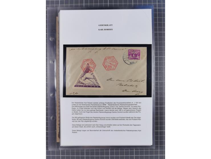 1927/92, AUTOGRAPHEN: Sammlung mit über 70 thematischen Briefen/Karten und Blocks mit insgesamt ca. 130 Unterschriften von Ko