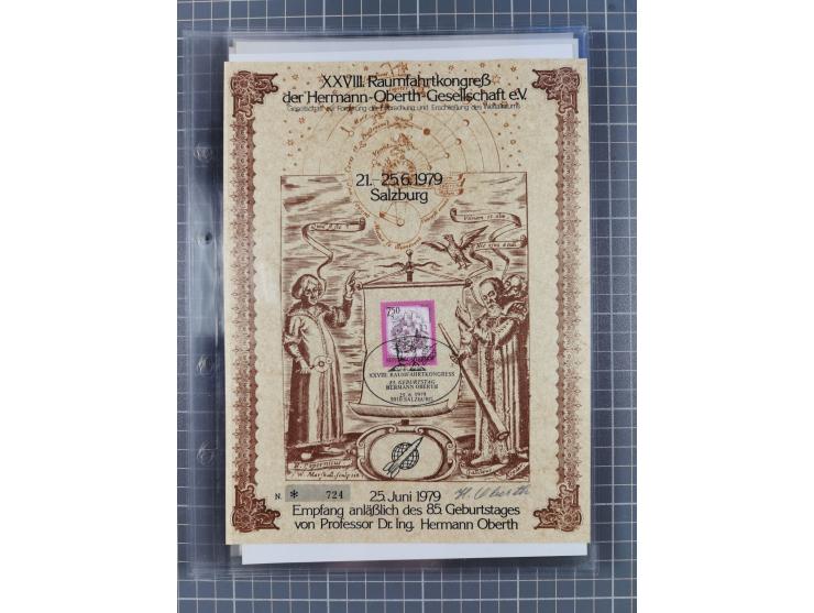 1927/92, AUTOGRAPHEN: Sammlung mit über 70 thematischen Briefen/Karten und Blocks mit insgesamt ca. 130 Unterschriften von Ko